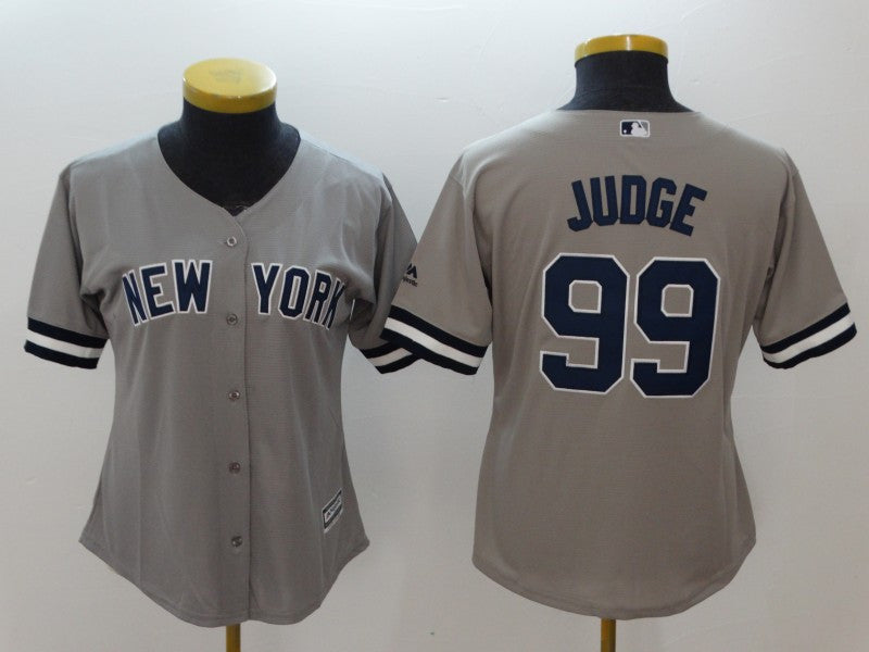 Aaron Judge New York Yankees gray jersey