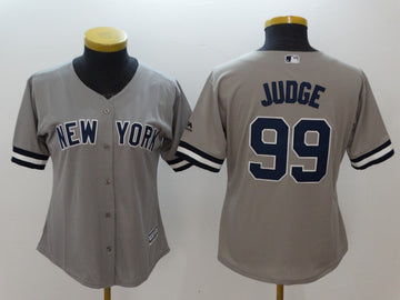 Aaron Judge New York Yankees gray jersey
