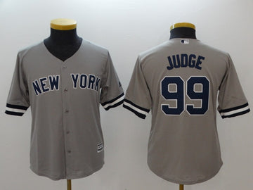 Aaron Judge New York Yankees gray jersey
