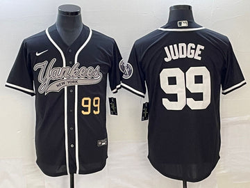 Aaron Judge Number New York Yankees black jersey