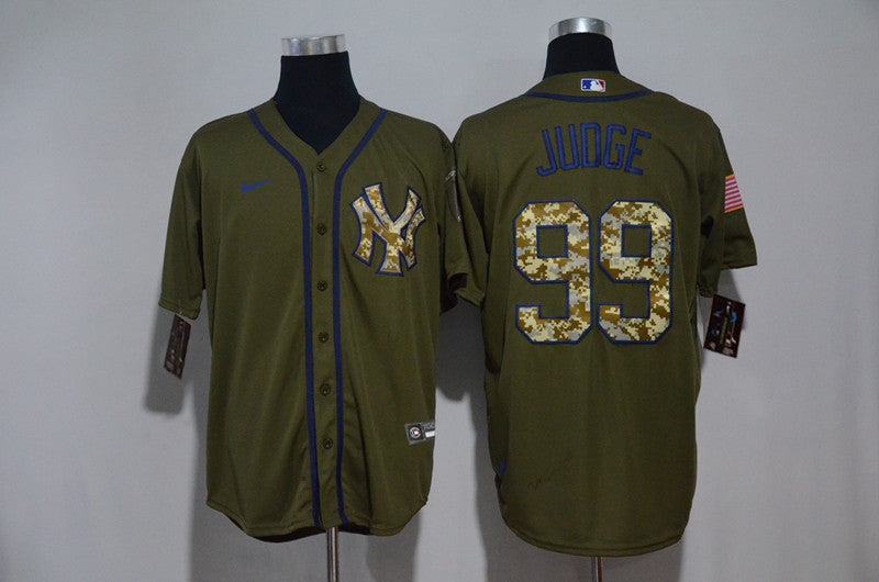 Aaron Judge New York Yankees olive jersey