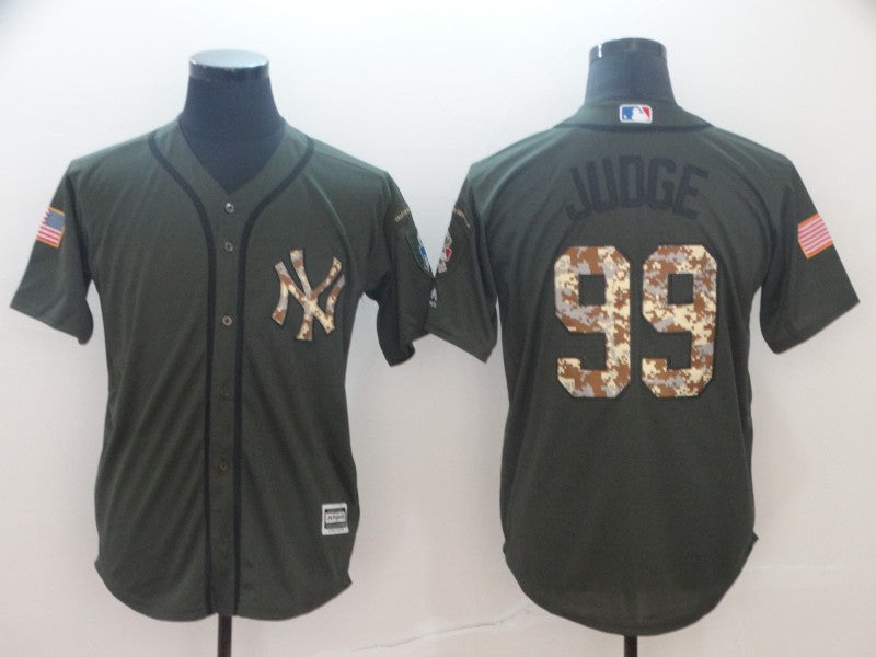 Aaron Judge New York Yankees olive jersey