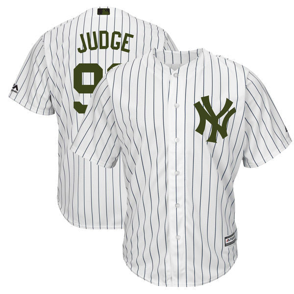 Aaron Judge New York Yankees white jersey