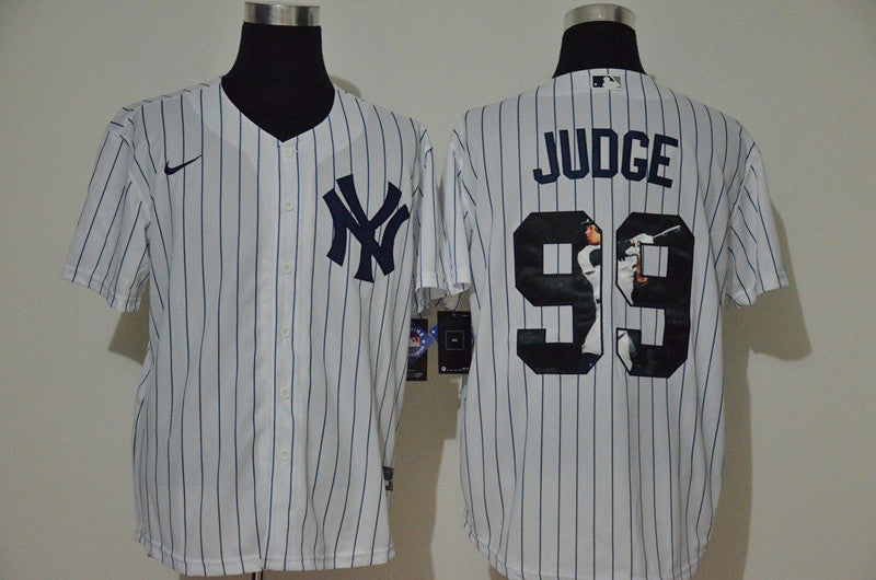 Aaron Judge New York Yankees white jersey