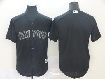 Custom New York Yankees black jersey