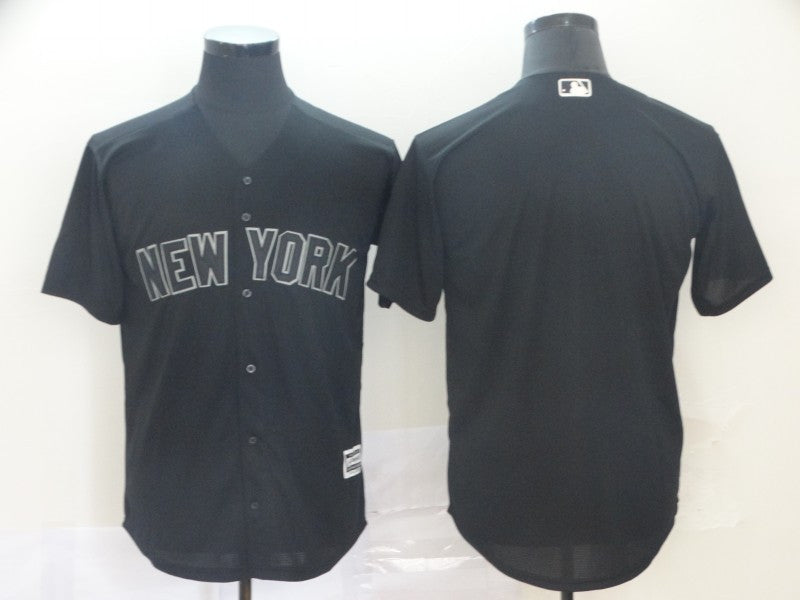 Custom New York Yankees black jersey