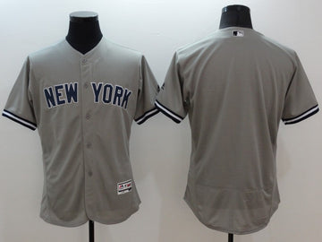 Custom New York Yankees grey jersey
