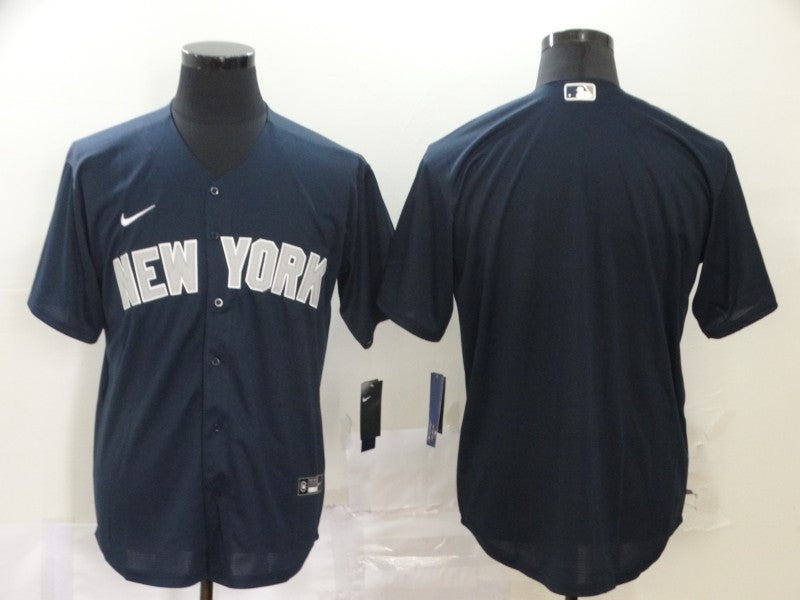 Custom New York Yankees navy jersey