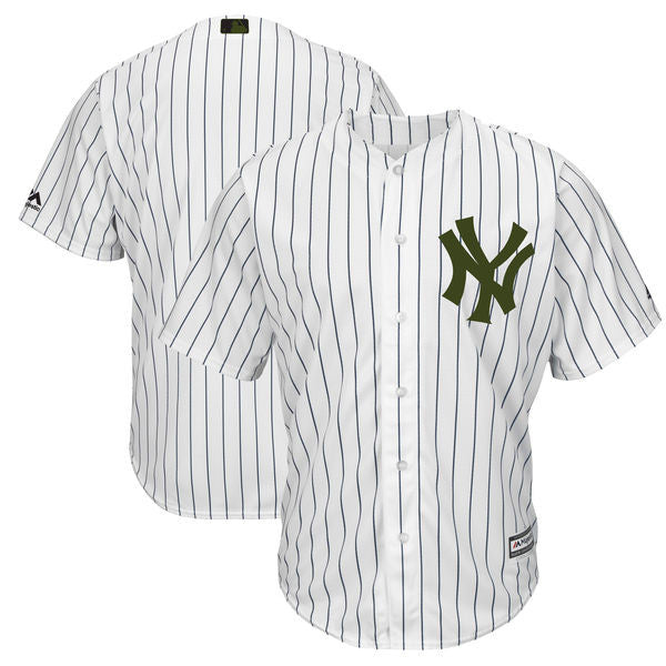 Custom New York Yankees white jersey