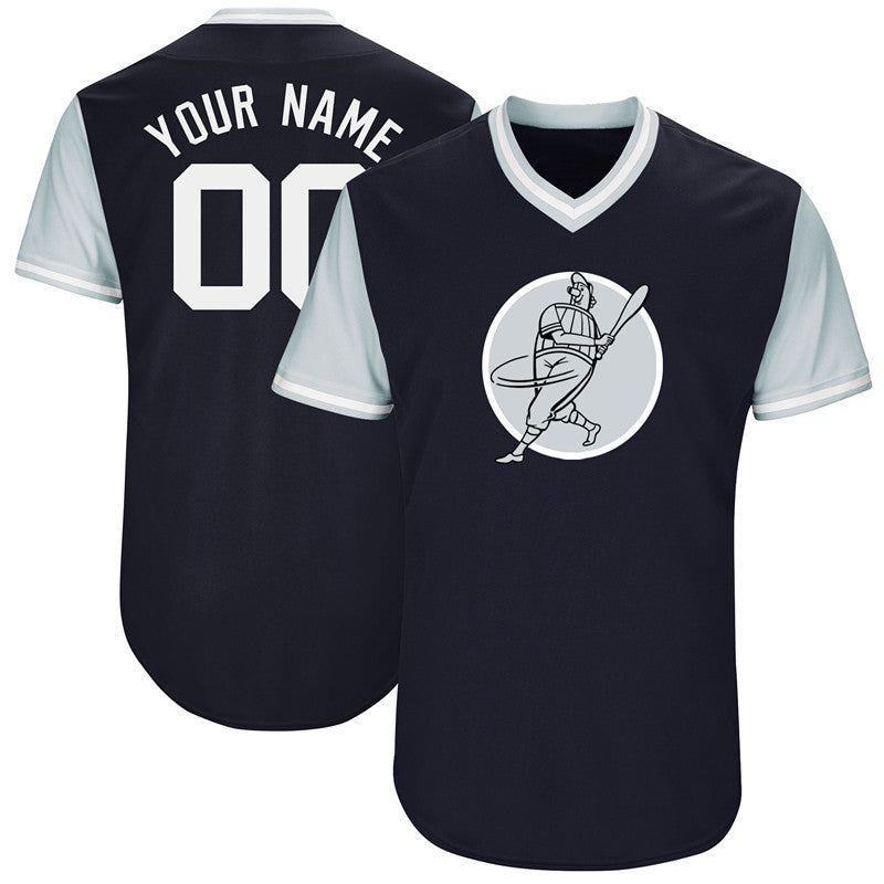 New York Yankees blue Throwback jersey