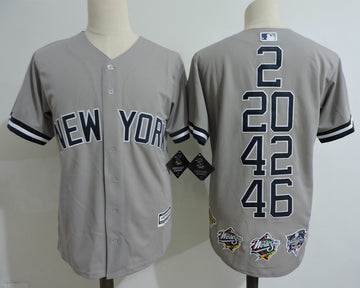 Legendary Numbers New York Yankees gray jersey