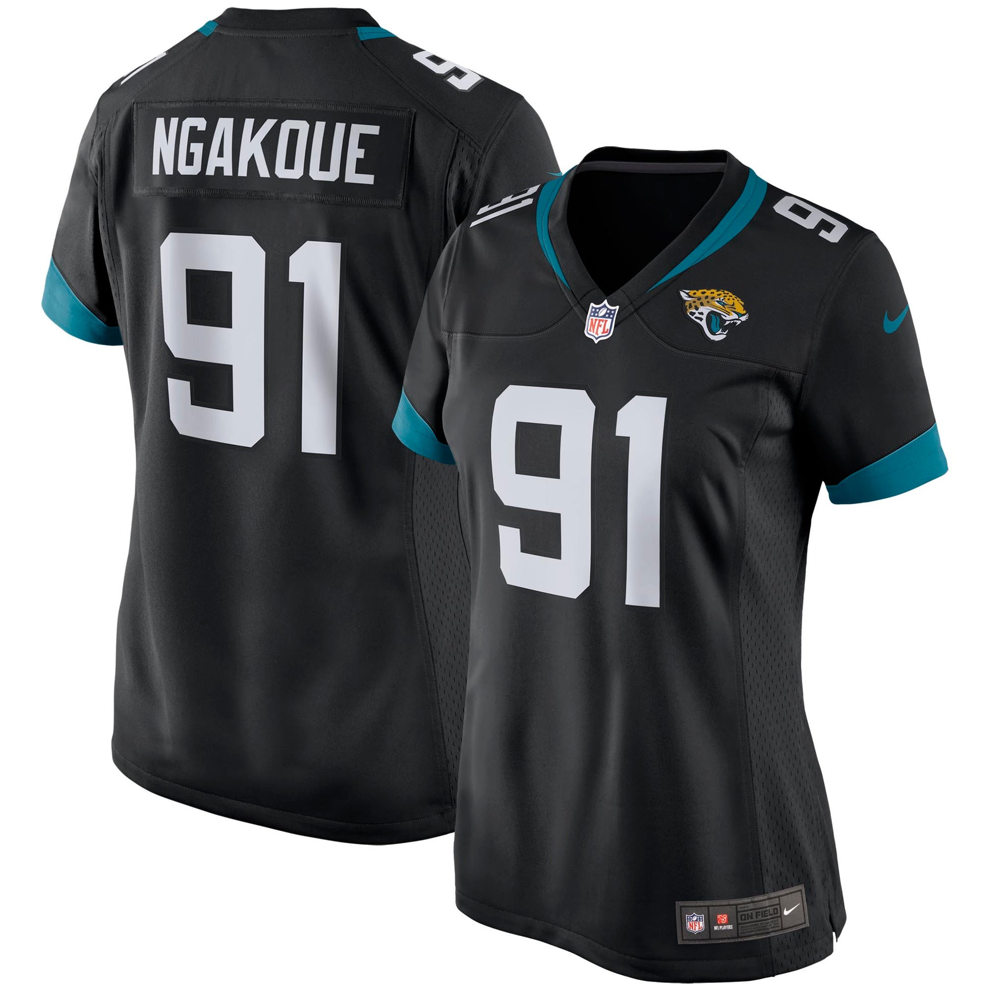 Yannick Ngakoue Jacksonville Jaguars black Game jersey