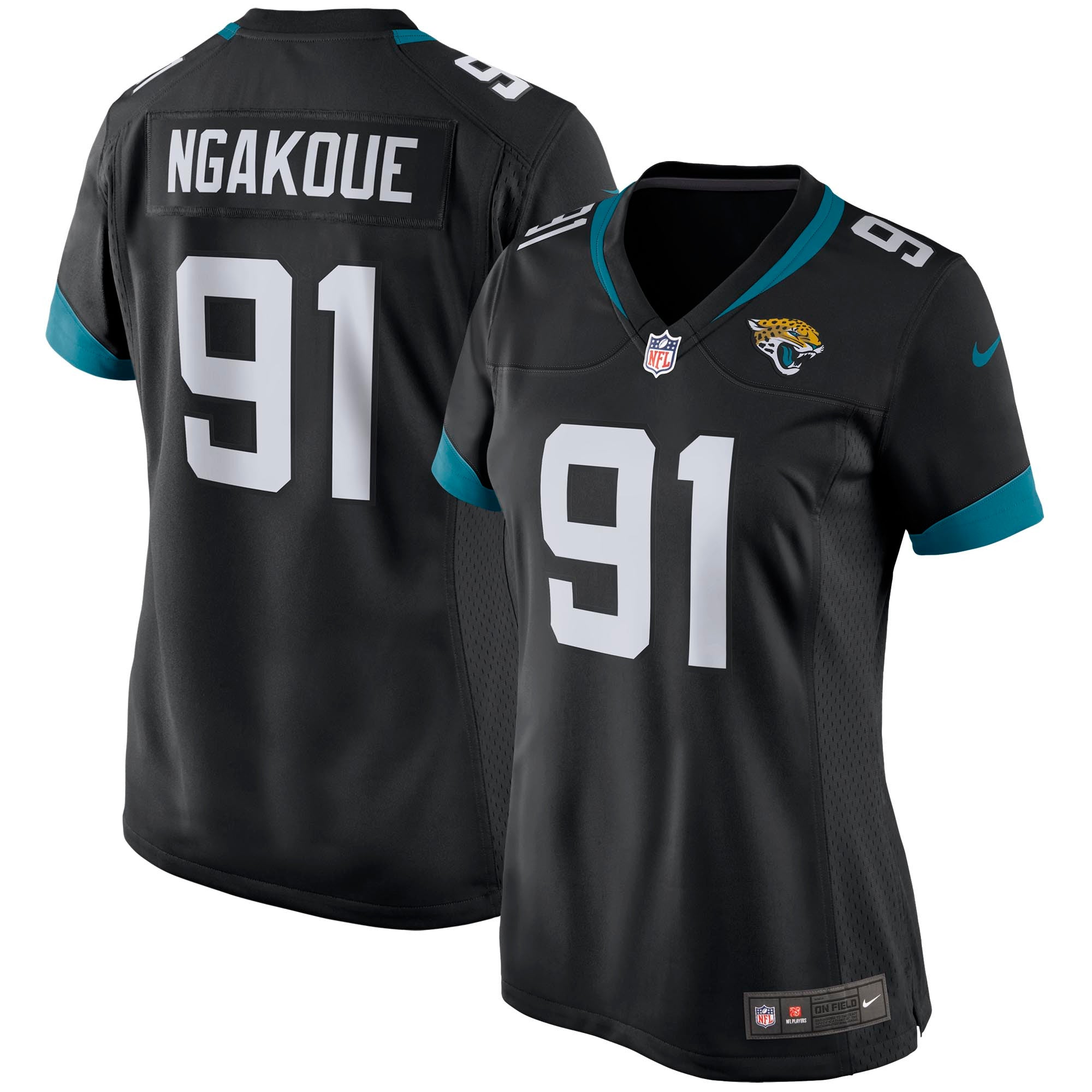 Yannick Ngakoue Jacksonville Jaguars black Game jersey