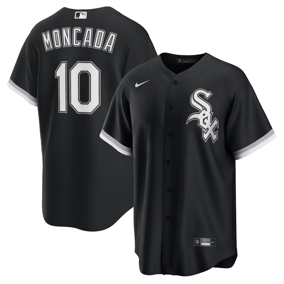 Yoan Moncada Chicago White Sox black Alternate jersey