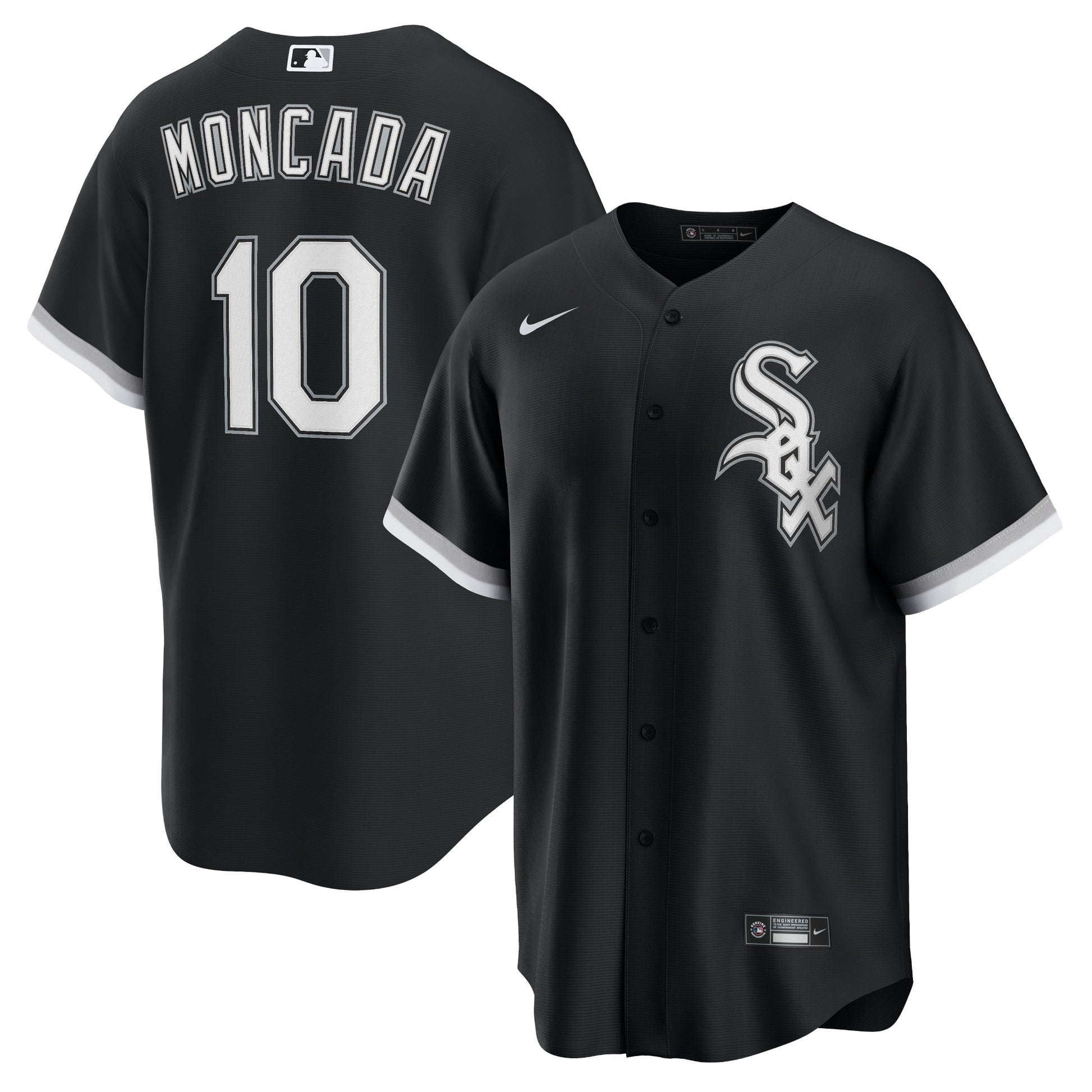 Yoan Moncada Chicago White Sox black Alternate jersey