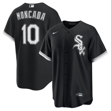 Yoan Moncada Chicago White Sox black Alternate jersey