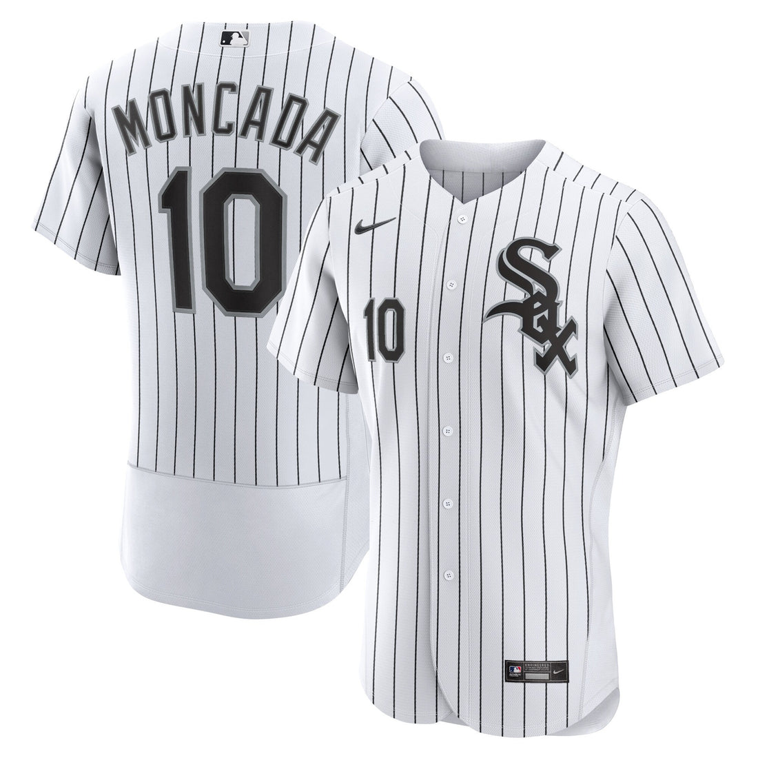 Yoan Moncada Chicago White Sox white Home jersey