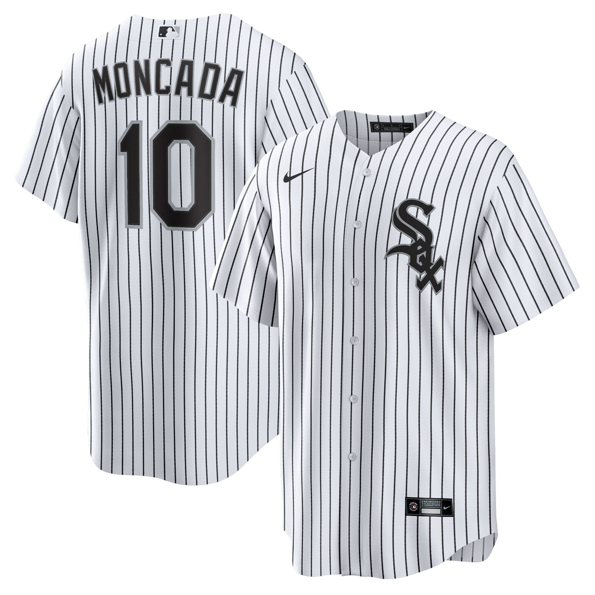 Yoan Moncada Chicago White Sox white Home jersey