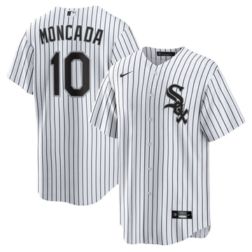 Yoan Moncada Chicago White Sox white Home jersey