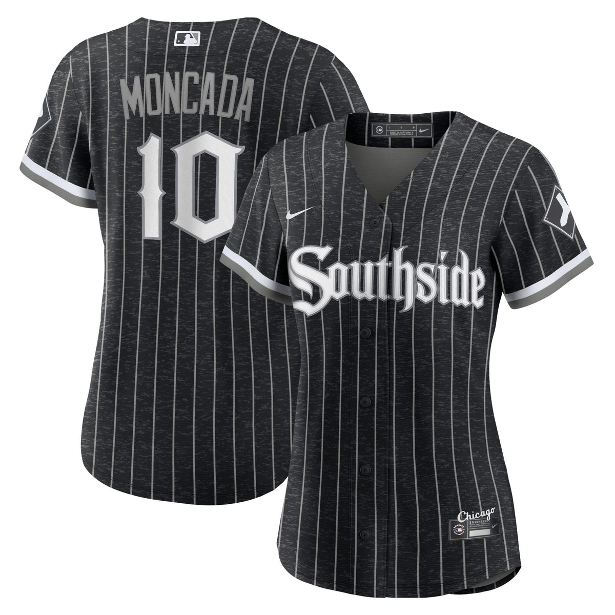 Yoan Moncada Chicago White Sox black City Connect jersey