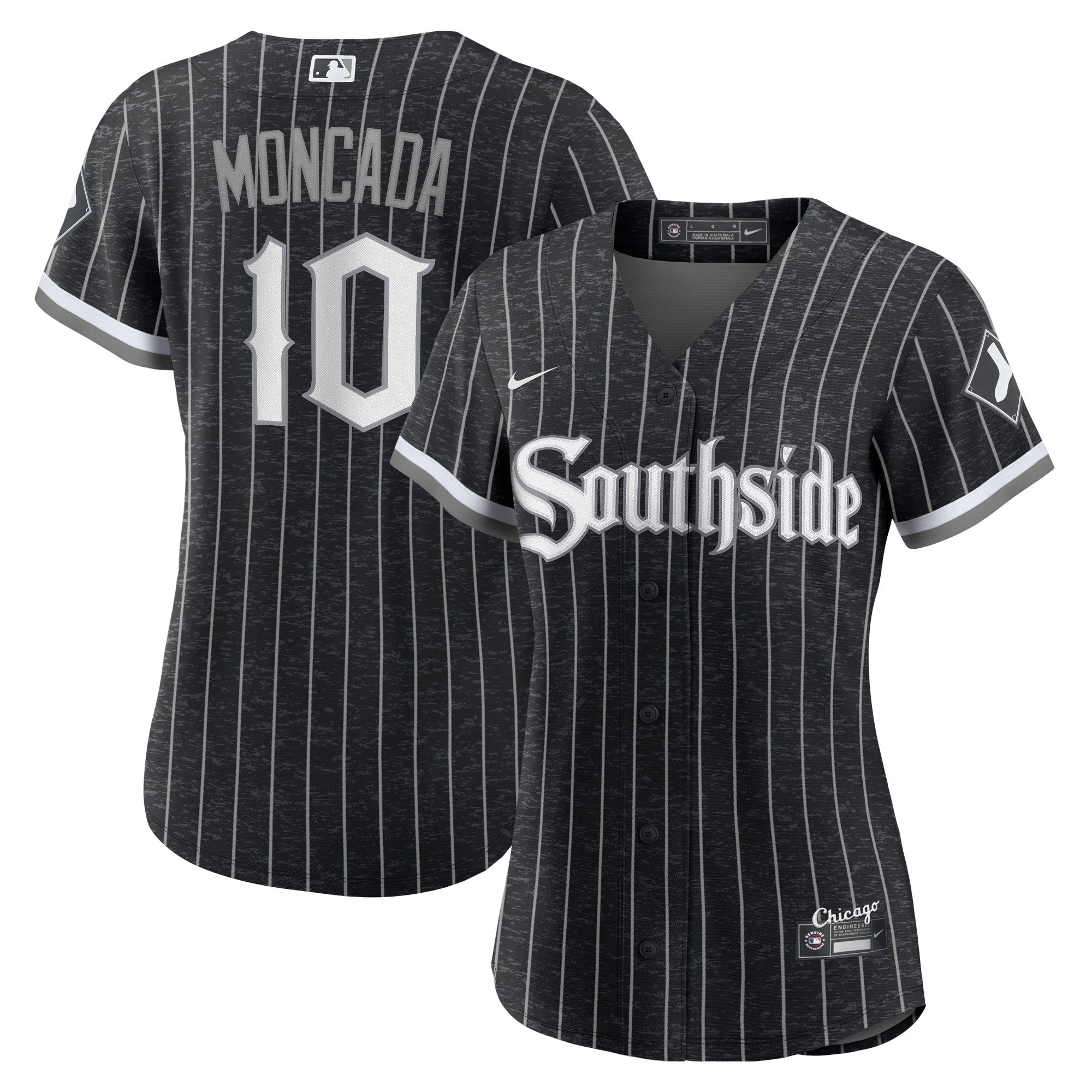 Yoan Moncada Chicago White Sox black City Connect jersey