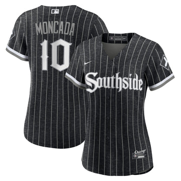 Yoan Moncada Chicago White Sox black City Connect jersey