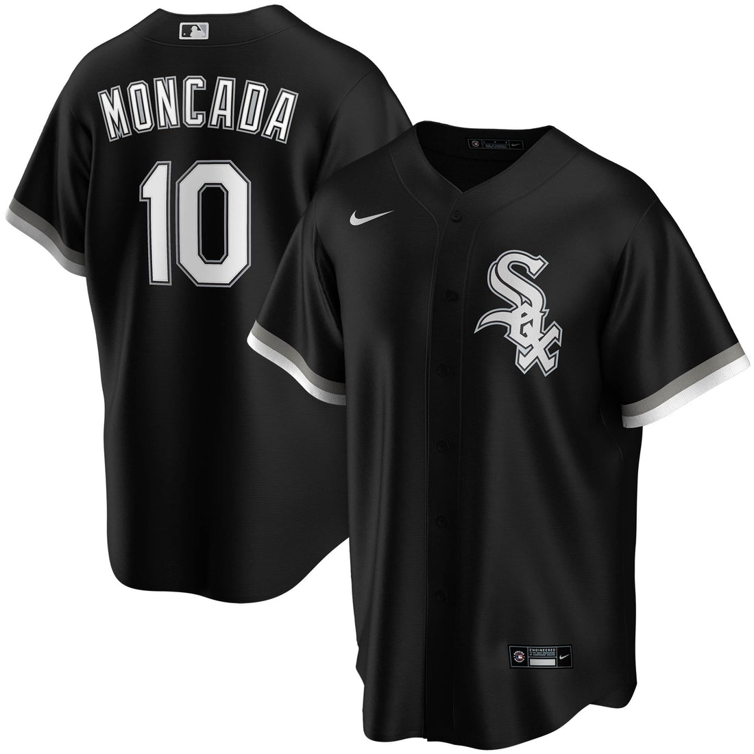 Yoan Moncada Chicago White Sox black Alternate jersey