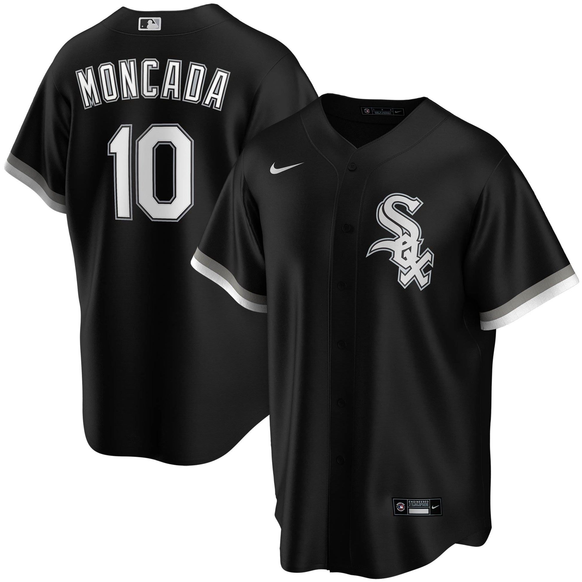 Yoan Moncada Chicago White Sox black Alternate jersey
