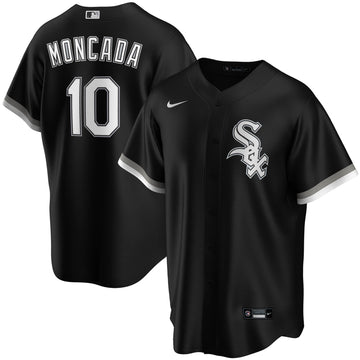 Yoan Moncada Chicago White Sox black Alternate jersey