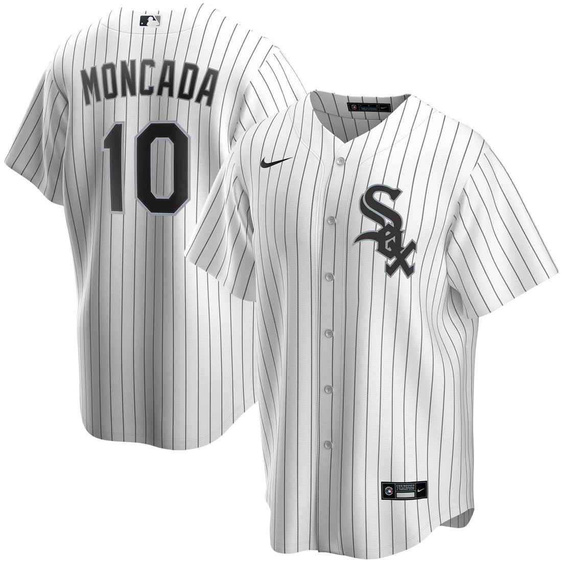 Yoan Moncada Chicago White Sox white Alternate jersey