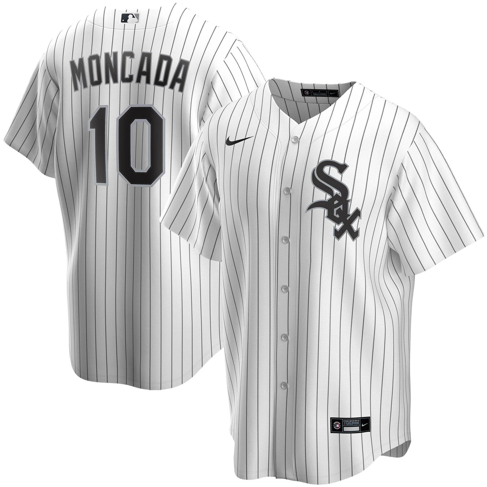 Yoan Moncada Chicago White Sox white Alternate jersey