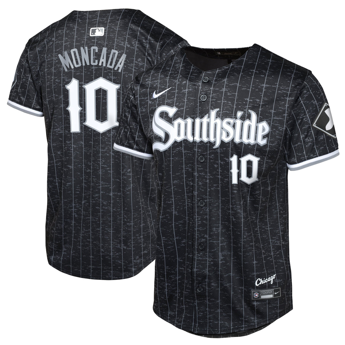 Yoan Moncada Chicago White Sox black City Connect jersey