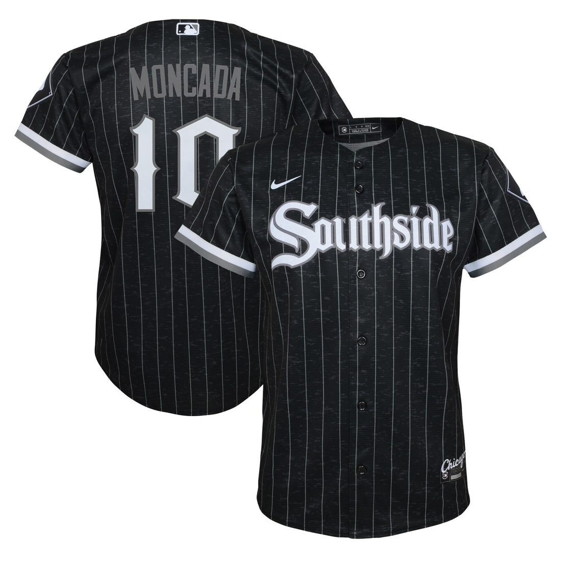 Yoan Moncada Chicago White Sox black City Connect jersey