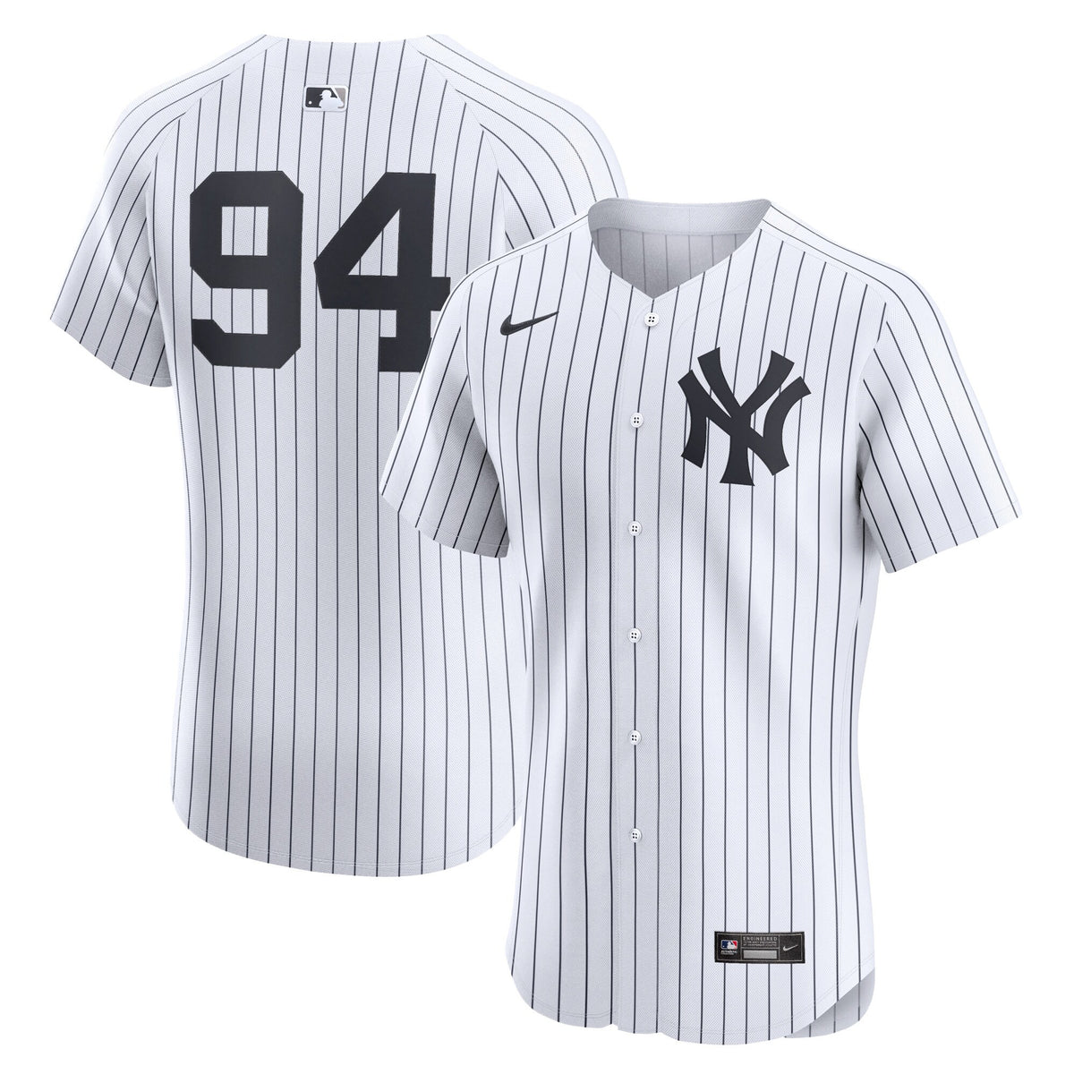 Yoendrys Gomez New York Yankees white Elite jersey