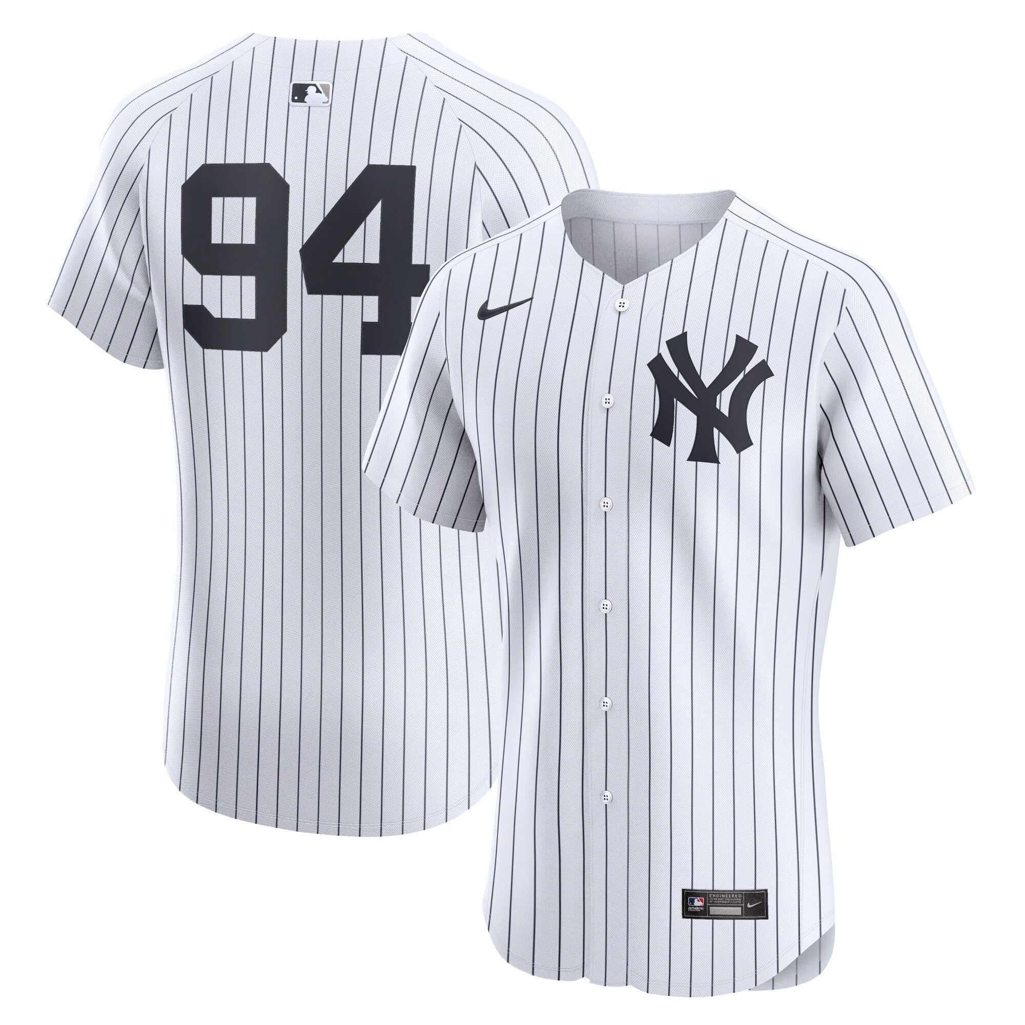Yoendrys Gomez New York Yankees white Elite jersey