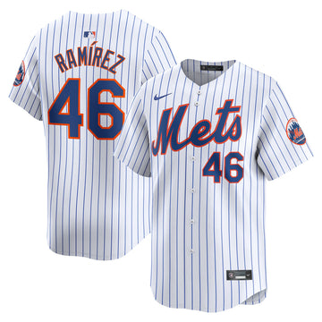 Yohan Ramirez New York Mets white Limited jersey
