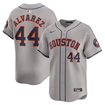 Yordan Alvarez Houston Astros gray Limited jersey