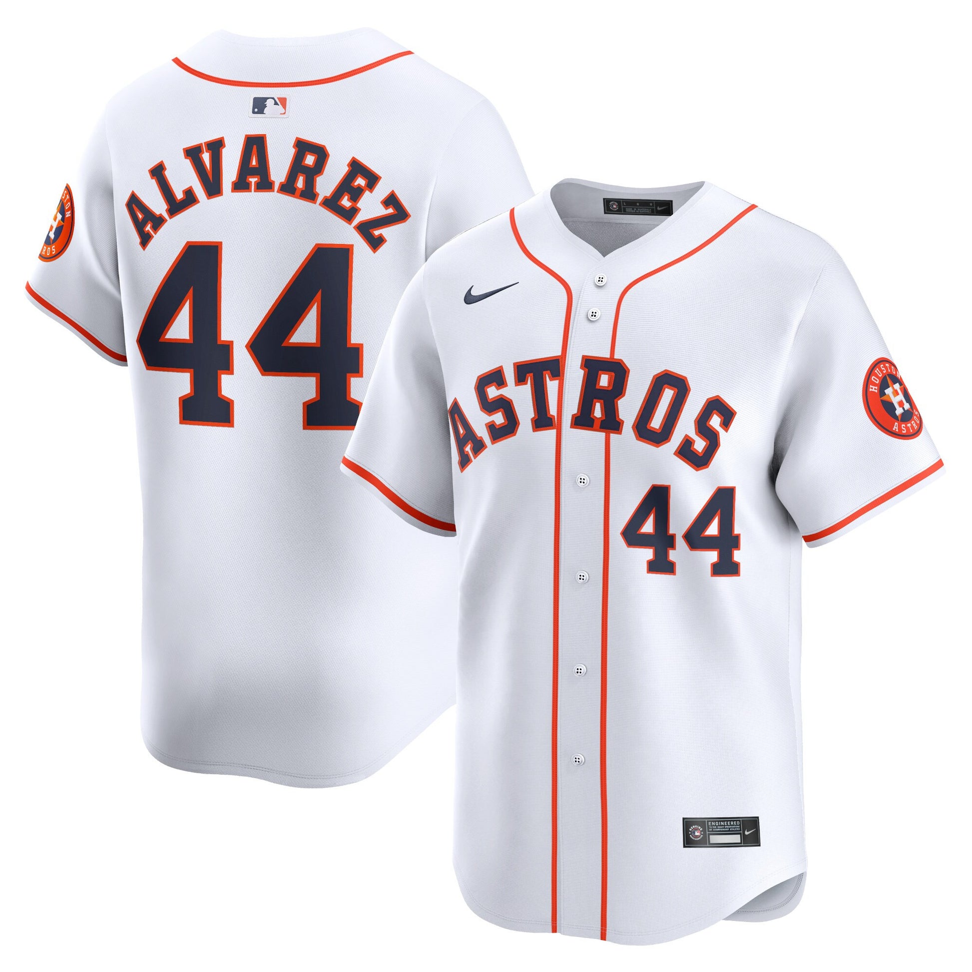 Yordan Alvarez Houston Astros white Limited jersey