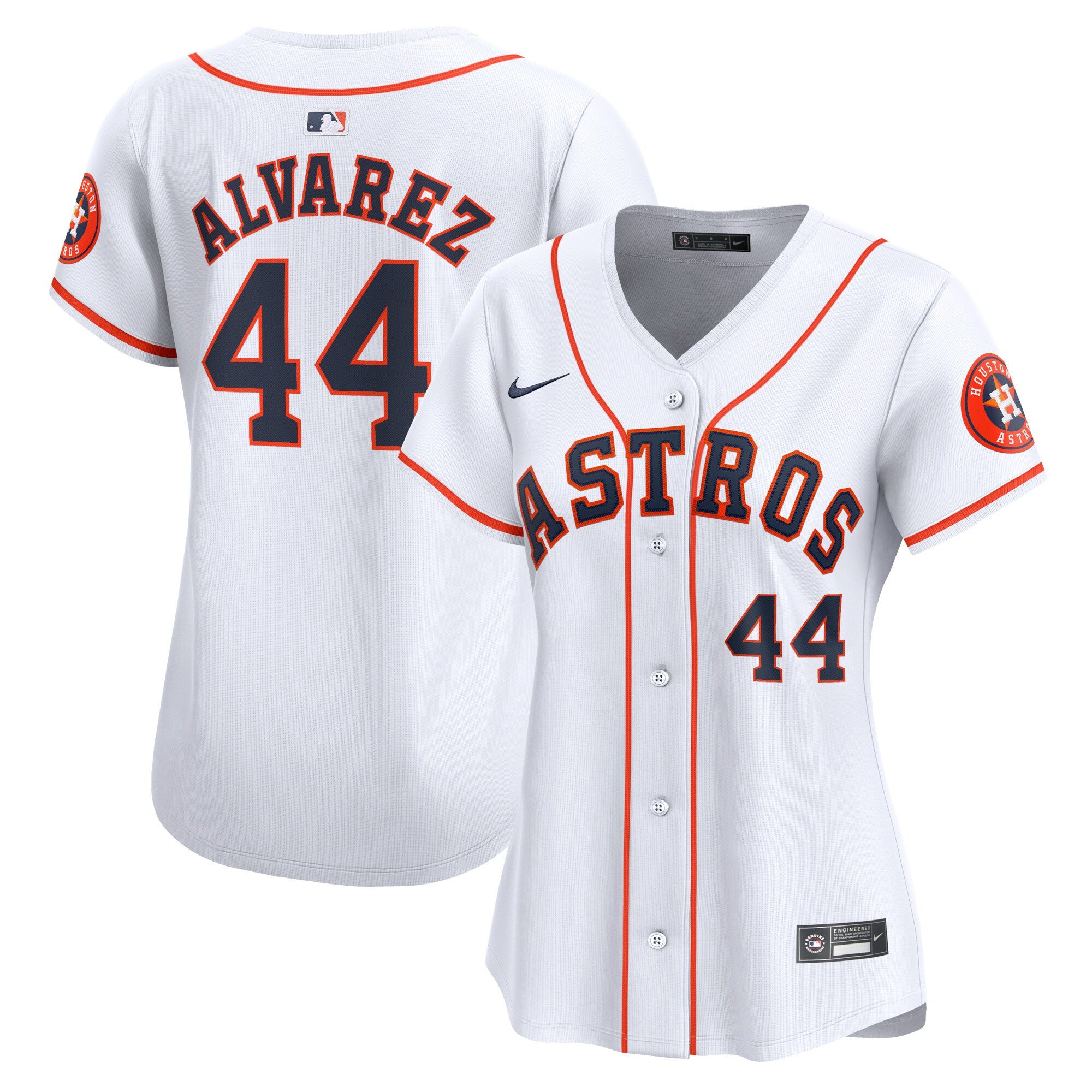 Yordan Alvarez Houston Astros white Limited jersey
