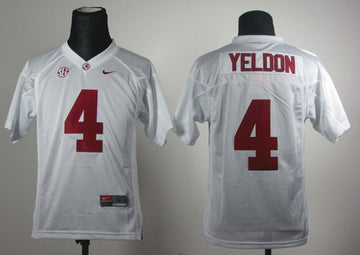 T.J Yeldon Alabama Crimson Tide white jersey