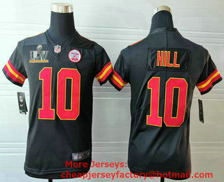 Tyreek Hill Kansas City Chiefs black Vapor jersey