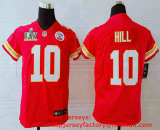 Tyreek Hill Kansas City Chiefs red Vapor jersey