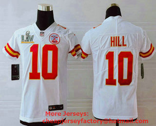 Tyreek Hill Kansas City Chiefs white Vapor jersey