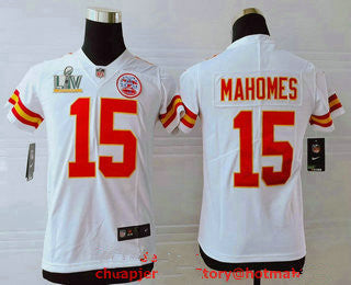 Patrick Mahomes Kansas City Chiefs white Vapor jersey