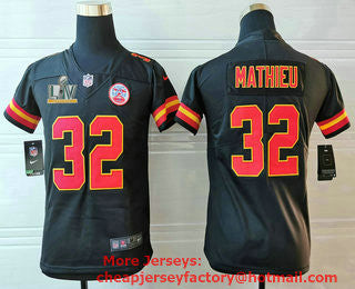 Tyrann Mathieu Kansas City Chiefs black Vapor jersey