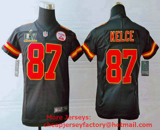 Travis Kelce Kansas City Chiefs black Vapor jersey