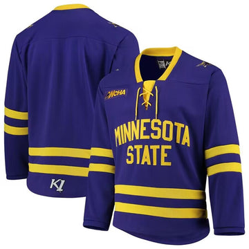Minnesota State Boston University purple jersey