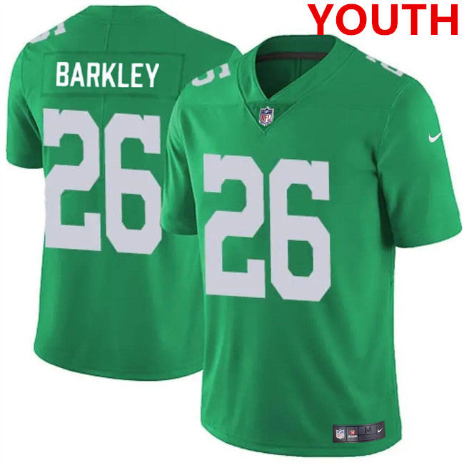 Saquon Barkley Philadelphia Eagles green Vapor jersey