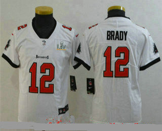 Tom Brady Tampa Bay Buccaneers white Vapor jersey