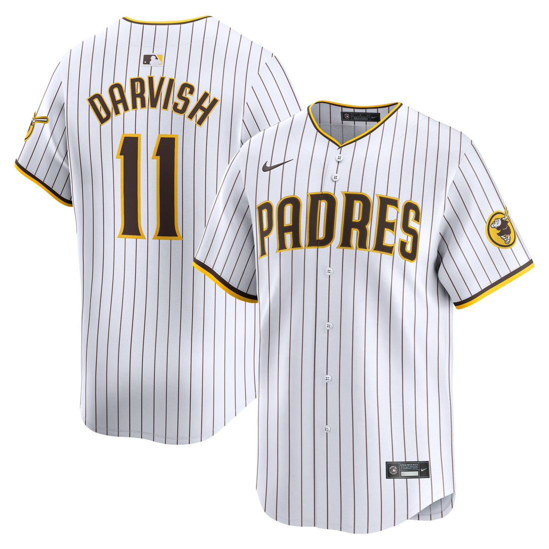 Yu Darvish San Diego Padres white Limited jersey